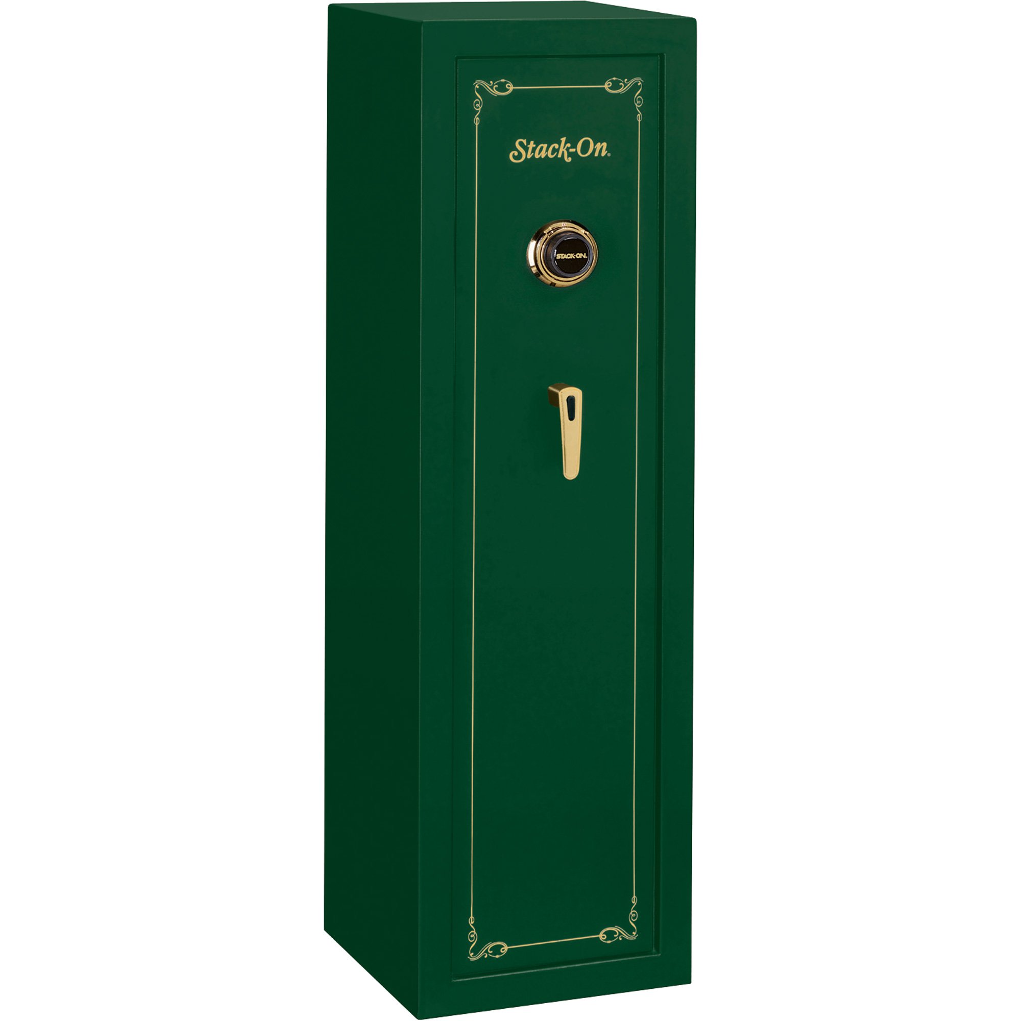 Stack-On 10-Gun Safe — Green, Combination Lock, Model# SS-10-MG-C